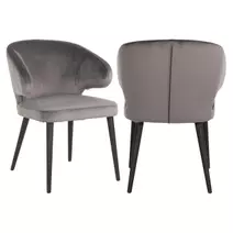 Richmond Eetkamerstoel Indigo stone velvet