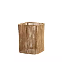 Light&living Kap vierkant rond hoog 20-20-26 cm TOSSA jute naturel
