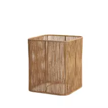 Light&living Kap vierkant rond hoog 25-25-30 cm TOSSA jute naturel