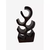 AnLi Style-Wijnrek Suar hout walnoot 6 flessen - 50cm