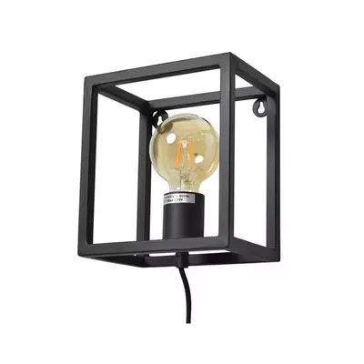 Verwarren In dienst nemen markering Urban Interiors Wandlamp Frame Mat Zwart