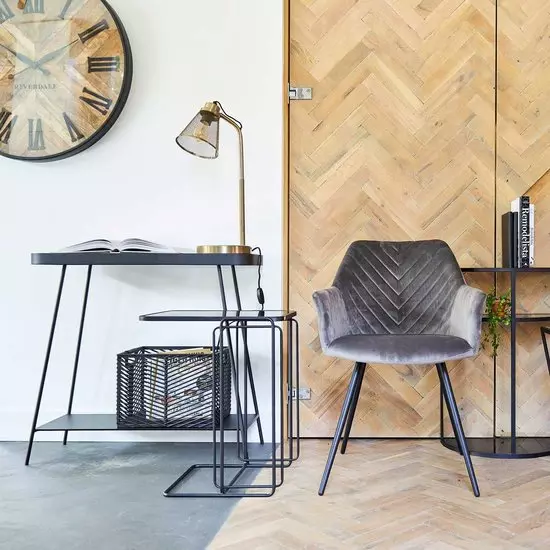 Riverdale Sidetable Roma zwart 75 cm