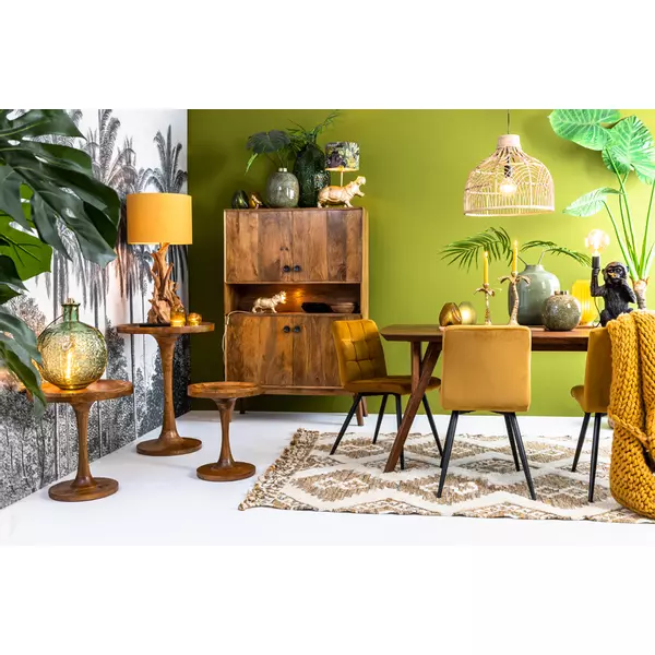 Light&living Lampvoet Ø30x63-75 cm ARBANASI hout