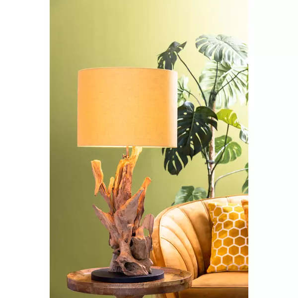 Light&living Lampvoet Ø30x63-75 cm ARBANASI hout