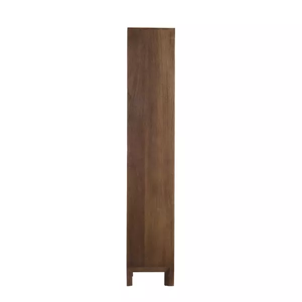 Light&living Kast open 95x35x190 cm SONDRIO hout mat donker bruin