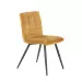 Light&living Eetkamerstoel 50,5x44,5x82 cm OLIVE velvet karamel-zwart