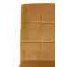 Light&living Eetkamerstoel 50,5x44,5x82 cm OLIVE velvet karamel-zwart