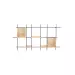 Light&living Wandrek 140x21x75 cm MAISEY zwart+hout naturel