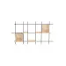 Light&living Wandrek 140x21x75 cm MAISEY zwart+hout naturel
