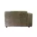 PTMD Quinta Sofa Chaise Longue Right Soft Velvet Moss G