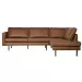 BePureHome Rodeo Hoekbank Rechts Cognac