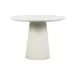 WOOOD Damon Eettafel Betonlook Wit 76xØ100