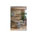 WOOOD Damon Eettafel Betonlook Wit 76xØ100