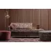 BePureHome Vogue Kussen Ø45 Fluweel Sprinkle Flower Chestnut