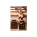 BePureHome Vogue Kussen Ø45 Fluweel Sprinkle Flower Chestnut