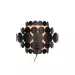 WOOOD Exclusive Kaki Wandlamp Metaal Zwart