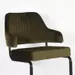 LABEL51 Fauteuil Otta - Army green - Fluweel
