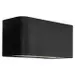 Richmond Lampenkap Maddy black velvet, rechthoekig (Black)