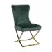 Richmond Stoel Scarlett Green velvet / gold (Quartz Green 501)