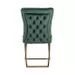 Richmond Stoel Scarlett Green velvet / gold (Quartz Green 501)