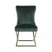 Richmond Stoel Scarlett Green velvet / gold (Quartz Green 501)
