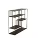 Light&living Wandkast open 90x26x80 cm YVONA antiek goud