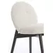 Light&living Eetkamerstoel 59x50x83 cm SINOSA crème+hout donker bruin - set van 2