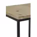 Light&living Side table S/2 max 120x39,5x80 cm CAMASCA zwart+hout