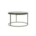 Light&living Salontafel Ø75x44 cm SOBRINA zwart agaat+antiek brons