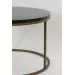 Light&living Salontafel Ø75x44 cm SOBRINA zwart agaat+antiek brons