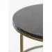 Light&living Salontafel Ø75x44 cm SOBRINA zwart agaat+antiek brons