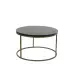Light&living Salontafel Ø75x44 cm SOBRINA zwart agaat+antiek brons