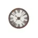 Light&living Klok Ø67x6,5 cm AKRON bruin