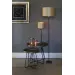 Light&living Bijzettafel Ø45x49,5 cm FARSO tin look