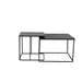 Light&living Bijzettafel S/2 46x46x45+62x62x41 cm LEBU antiek koper+brons