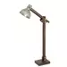 Light&living Vloerlamp 70x29x160 cm EDWARD hout bruin en vintage zilver