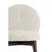 Light&living Eetkamerstoel 59x50x83 cm SINOSA crème+hout donker bruin - set van 2
