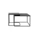 Light&living Bijzettafel S/2 46x46x45+62x62x41 cm LEBU antiek koper+brons