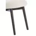 Light&living Eetkamerstoel 59x50x83 cm SINOSA crème+hout donker bruin - set van 2