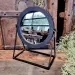 Benoa Gilbert Black Round Mirror on Standard 36 cm