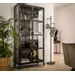 AnLi Style Vitrinekast Rift metal 2 deuren
