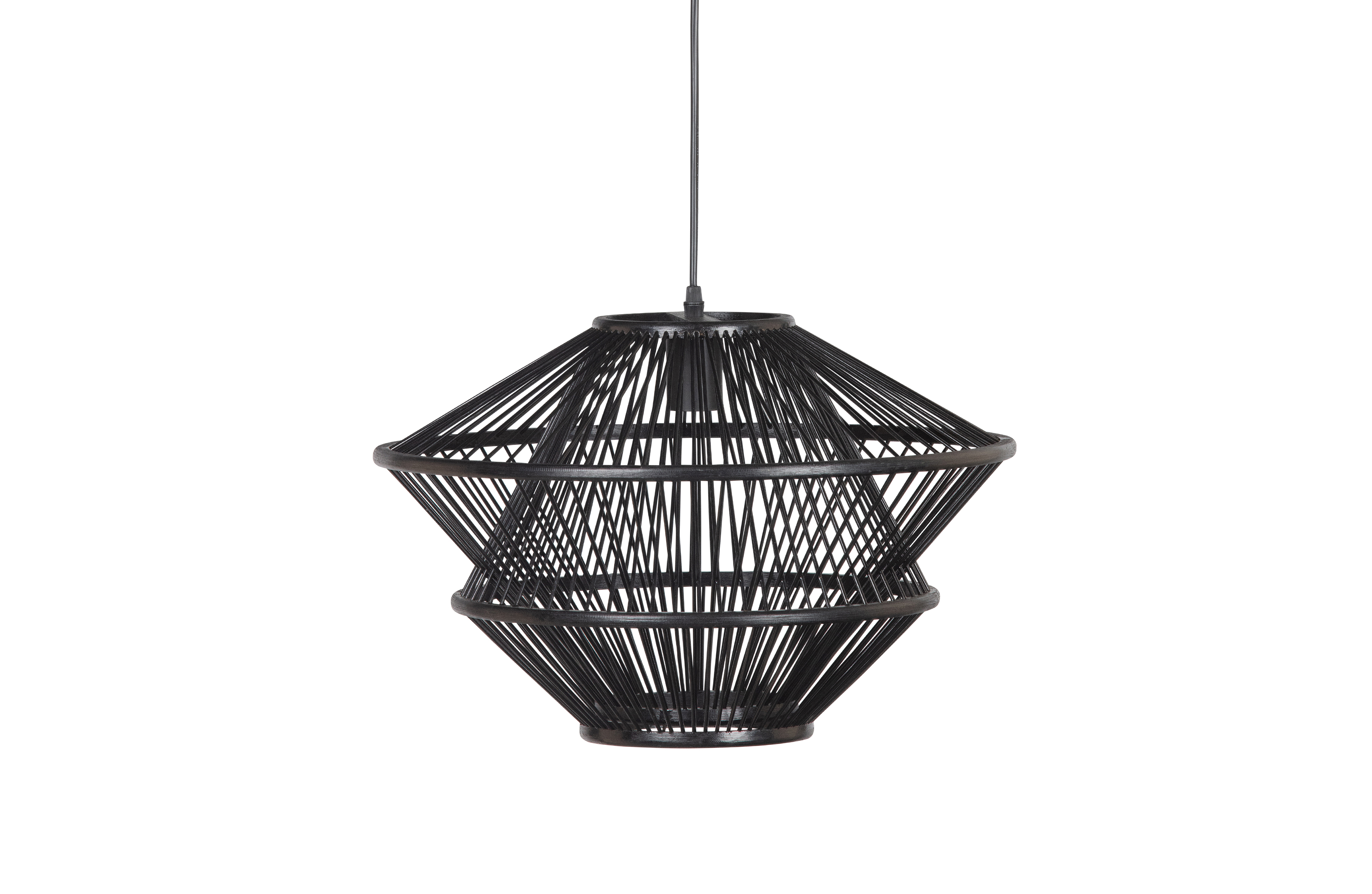 BePureHome Bamboo Hanglamp Zwart