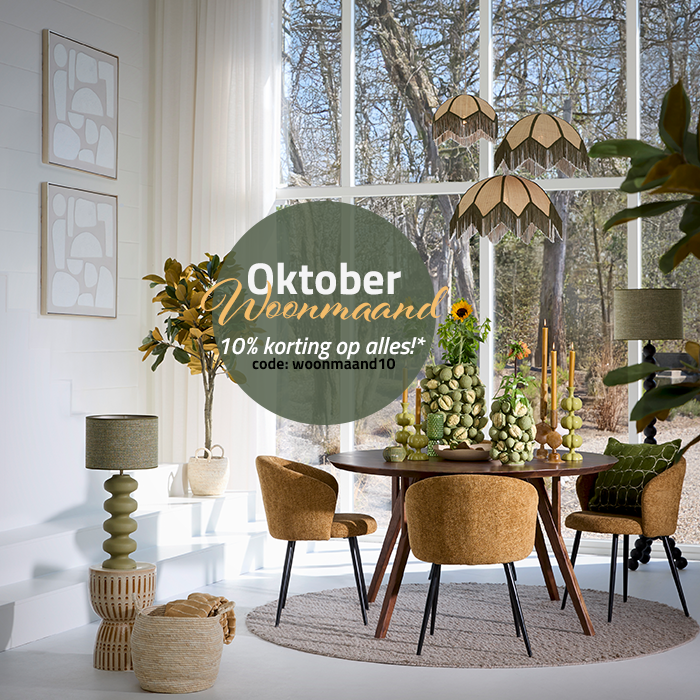 Oktober Woonmaand bij Intens Wonen: Ontvang 10% korting op alles!*