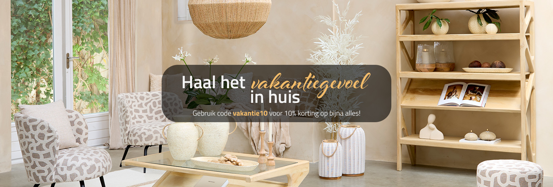 Haal het vakantiegevoel in huis - mobiel