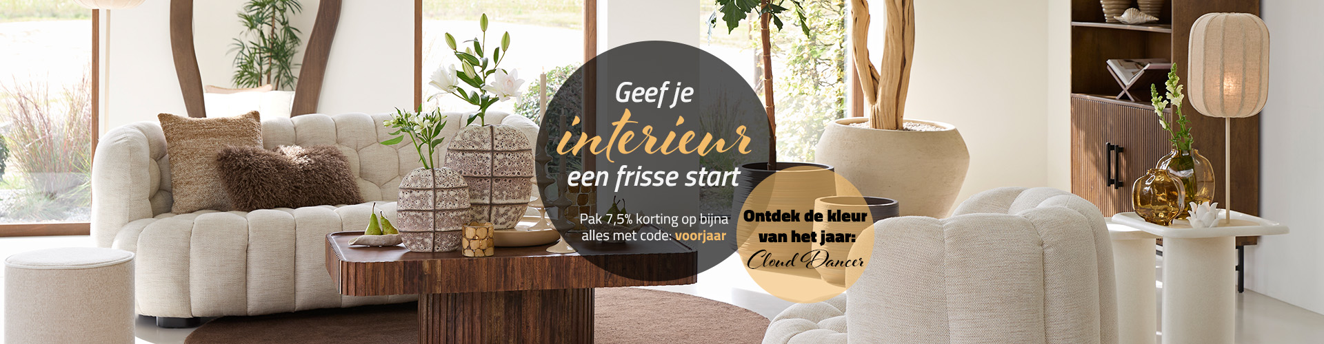 7,5% korting bij Intens Wonen!