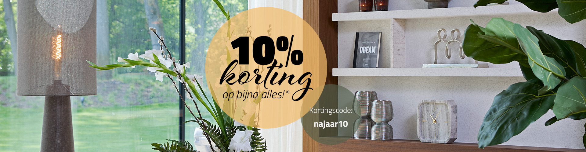 10% korting op bijna alles!