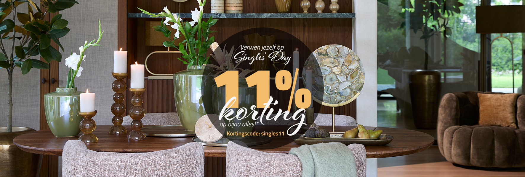 Singles day 11% korting! - Mobiel