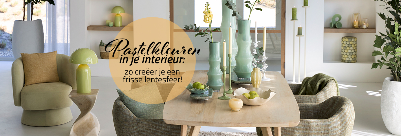 Pastelkleuren in je interieur