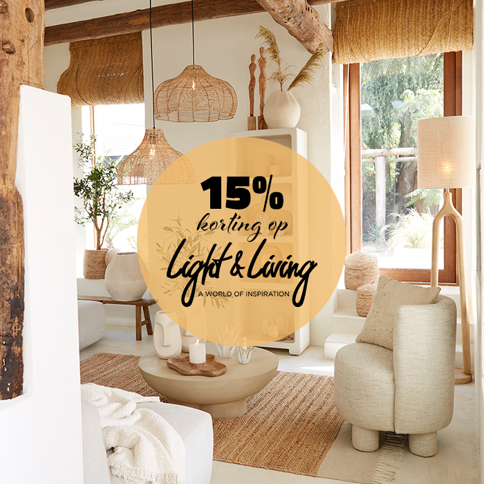 15% korting op Light & Living!