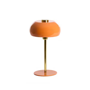 Light&living Tafellamp Ø23x40 cm SURIN glans oranje+goud